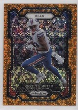 2023 Panini Prizm Rookies Disco Prizm Justin Shorter #310 2l4
