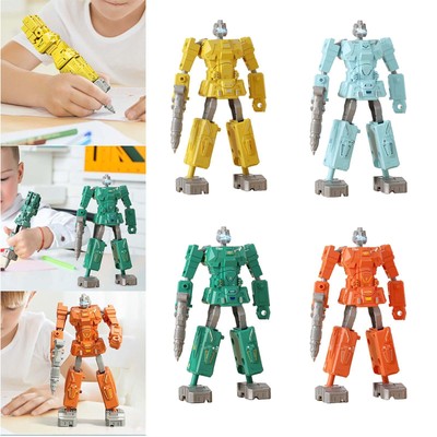 Verwandelnder Roboter Stift Schreibtisch Dekoration Cooles Aussehen Bürobedarf