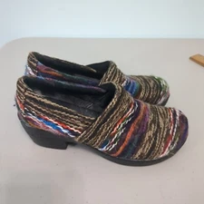 BOC Concept Multicolor Tweed Knit Clogs Size 8.5 TCC