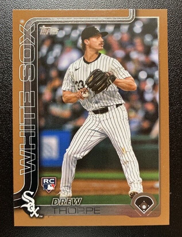 2025 Topps Drew Thorpe RC #320 Gold /2025 SP🔥White Sox Rookie Parallel
