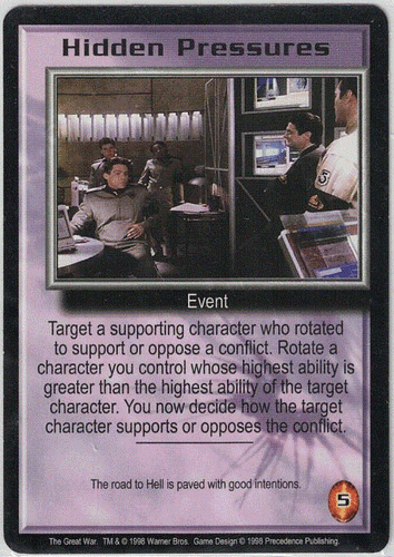 Babylon 5 CCG The Great War Ed Individual Card Sale Near Mint or Better Part 2/4 - Picture 12 of 25