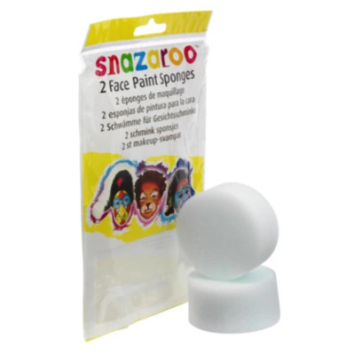High Density Sponges Snazaroo Face Painting Fancy Dress Sponge 2 Pack