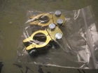 Pair of Wirthco Brass Battery Terminal Clamps PN 22121/22122 Nuts+Bolts [4*A-5]