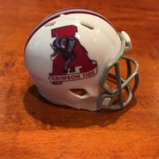 Alabama Crimson Tide concept white custom pocket pro helmet SEC BAMA