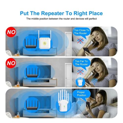 ZREE 5G 2,4G Wireless WLAN Repeater Router Reichweite WIFI Signal Amplifier - Bild 14 von 18