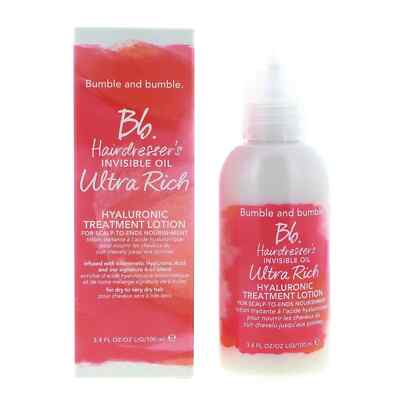 BUMBLE & BUMBLE  Invisible Oil Ultra Rich Hyaluronic Hair Treatment 3.4 fl oz