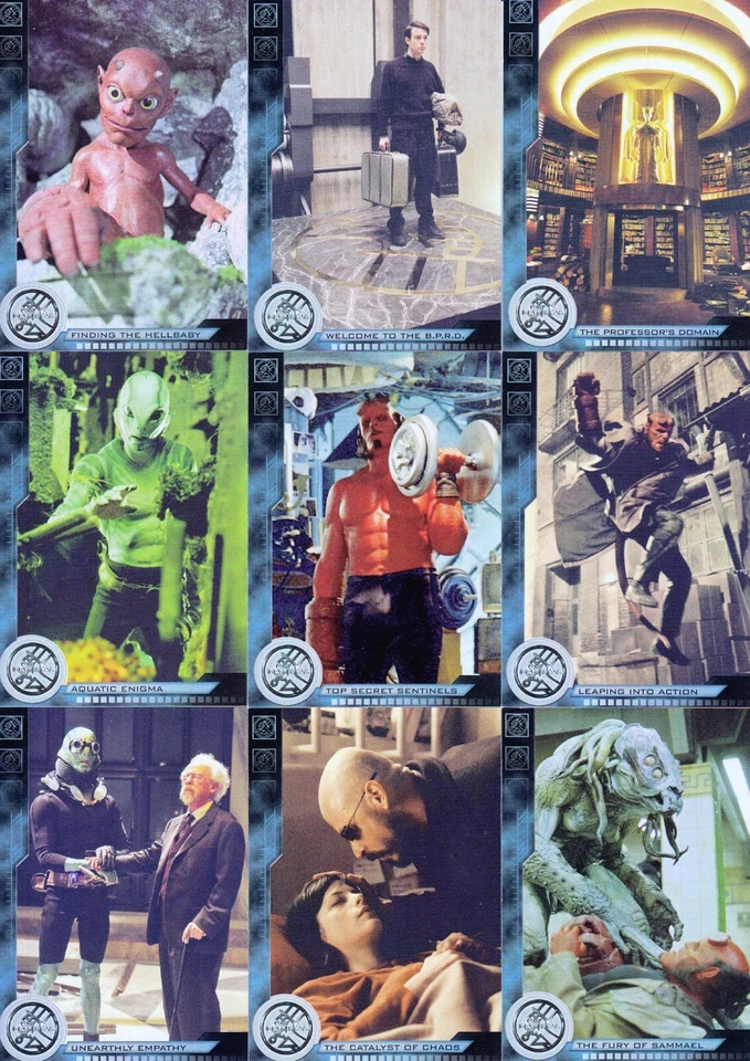 HELLBOY THE MOVIE 2004 INKWORKS COMPLETE BASE CARD SET 72 - Image 3 of 4