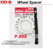 Jdm Kics Kyo-ei 5mm Rim Wheel Spacer 4x100 4x114 5x100 5x114 5x112 Pcd 98-114 D