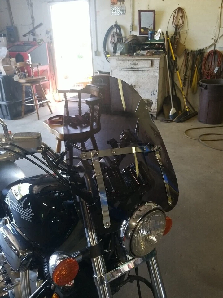 Parabrisas de humo para Kawasaki Vulcan VN1500 VN800A VN900C Foto 3 de 4