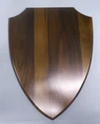 10 1/2 x 13 1/2 plaque shield walnut board trophy part WTR1013 deer antler mount