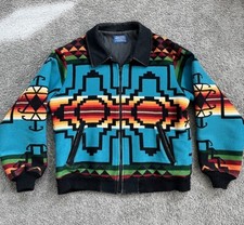 Vintage 70 s Pendleton Chief Joseph Woolen southwestern Jacket- RARE COLOR- Lrg