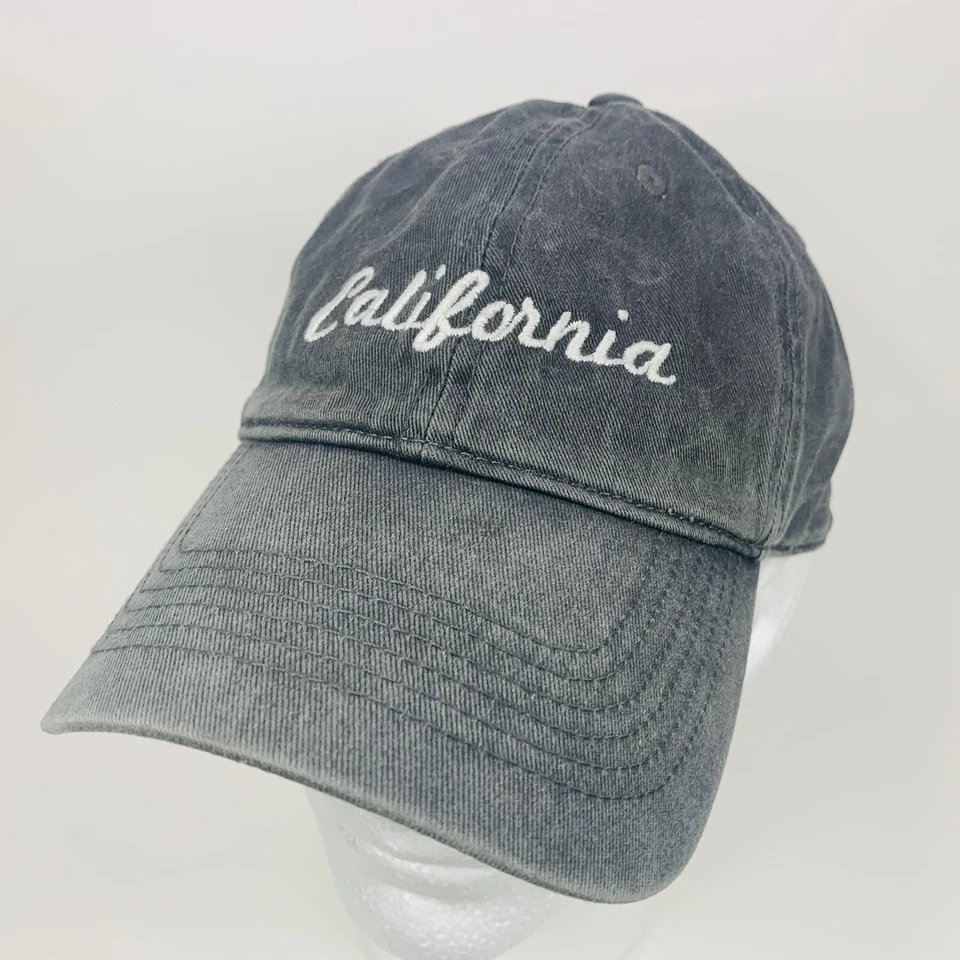 CALIFORNIA J. Galt Newport Envejecido Mujer Sombrero Gorra de Pelota AJUSTABLE Ajuste Relajado Foto 2 de 4