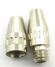 NOS SS Silver Male & Female Complete Catch Barrel Screw On Clasps 12 pcs  #OK732