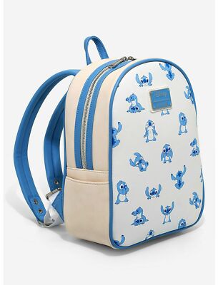 Disney Loungefly Stitch Locations AOP Mini Backpack - NWT Loungefly Disney Lilo & Stitch Vintage AOP Mini Backpack NWT  main image 3