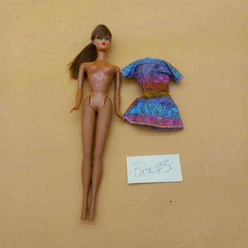 VINTAGE MOD BARBIE GOGO COCO DARK BRUNETTE TNT Twist 'N Turn TNT DOLL Tiawan