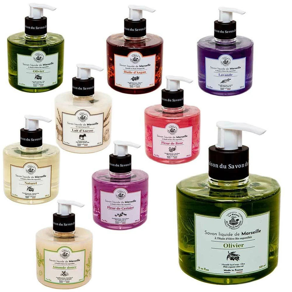 LA MAISON DU SAVON DE MARSEILLE SAVON DE MARSEILLE, FRANZÖSISCHE BIO FLÜSSIGE SEIFE, POST SO VIELE WIE SIE MÖCHTEN FÜR £3,00