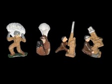 Manoil Barclay Vintage Lot of 4 Soldiers - Parachute Gunner