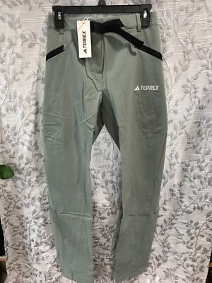 adidas Women's Size XL Silver Green Terrex Xperior Hiking Pants $120 NWT #IK3530