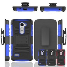 Funda resistente con soporte para cinturón para LG X190 / Ray Hybrid