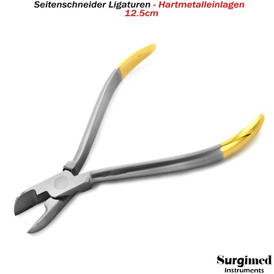 Drahtschneider Ligaturen 12.5cm TC Dental KFO Hartmetalle Zange Kieferorthopädie