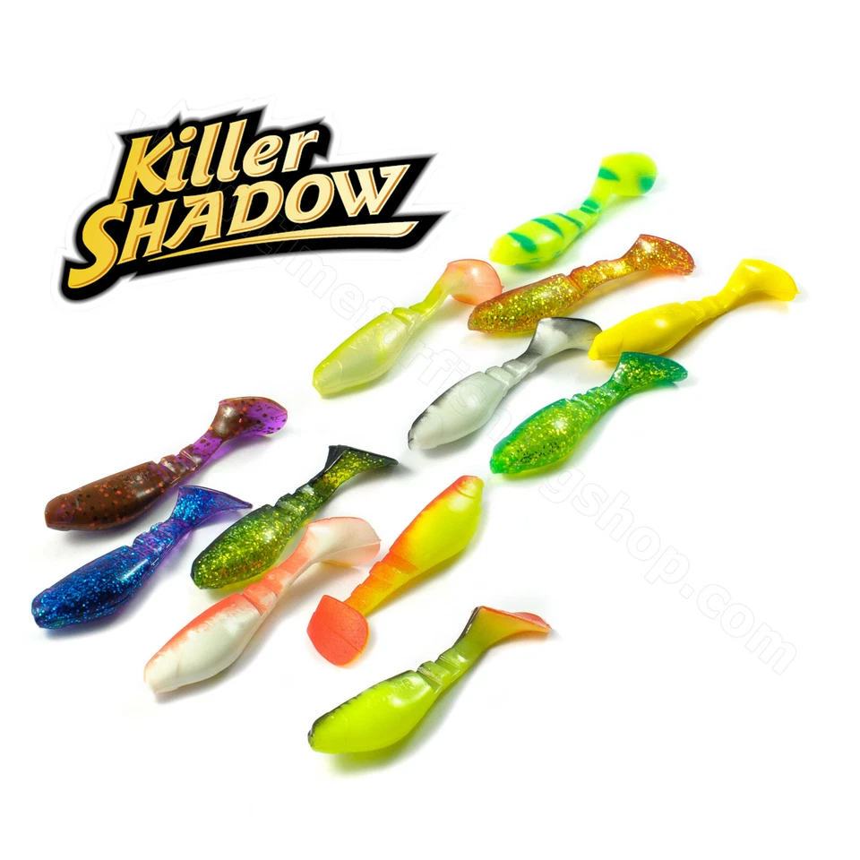 10 oder 5 Stck. Soft Köder 9 cm Cheburashka Flexi Vorrichtung Kopf Köder Set Barsch Drop Shot - Bild 3 von 4
