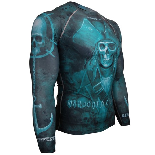 BTOPERFORM Skin Tight Compression Base Layer Under Rash guard MMA Gym S-3 - Picture 31 of 44