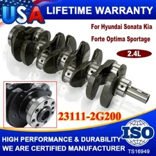 Engine Crankshaft For Hyundai Sonata Kia Forte Optima Sportage 2.4L 23111-2G200