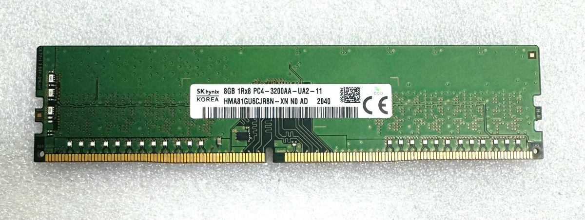 PC4-25600 (DDR4-3200) Bus Speed DIMM Computer Memory (RAM 8 GB