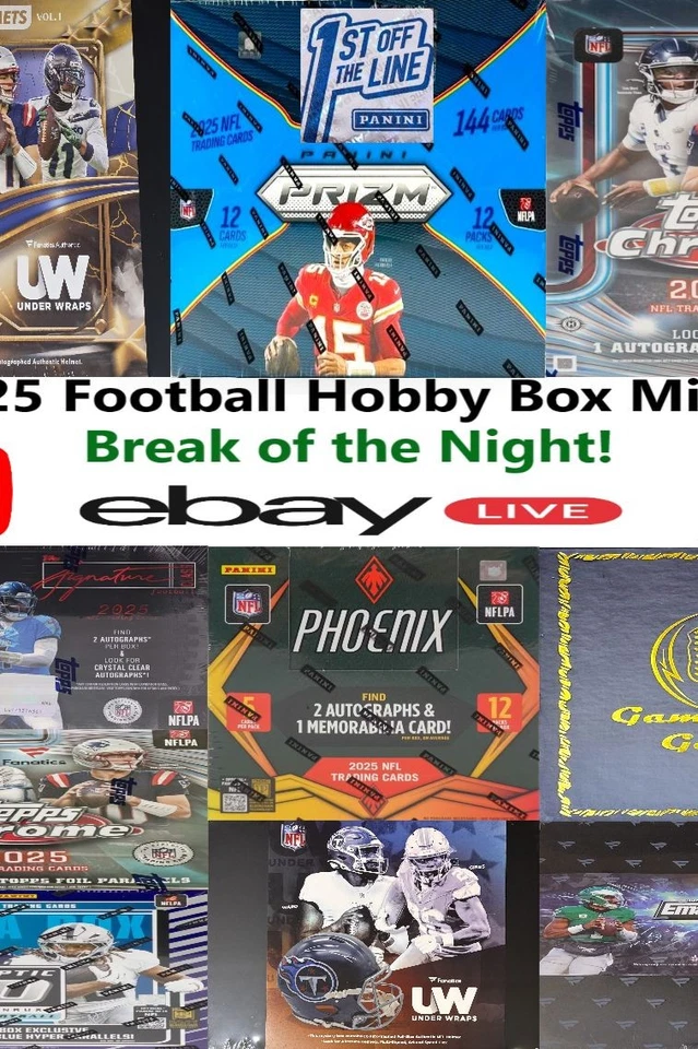 Break #613 FOTL PRIZM Chrome 2025 Hobby Box Mixer x10