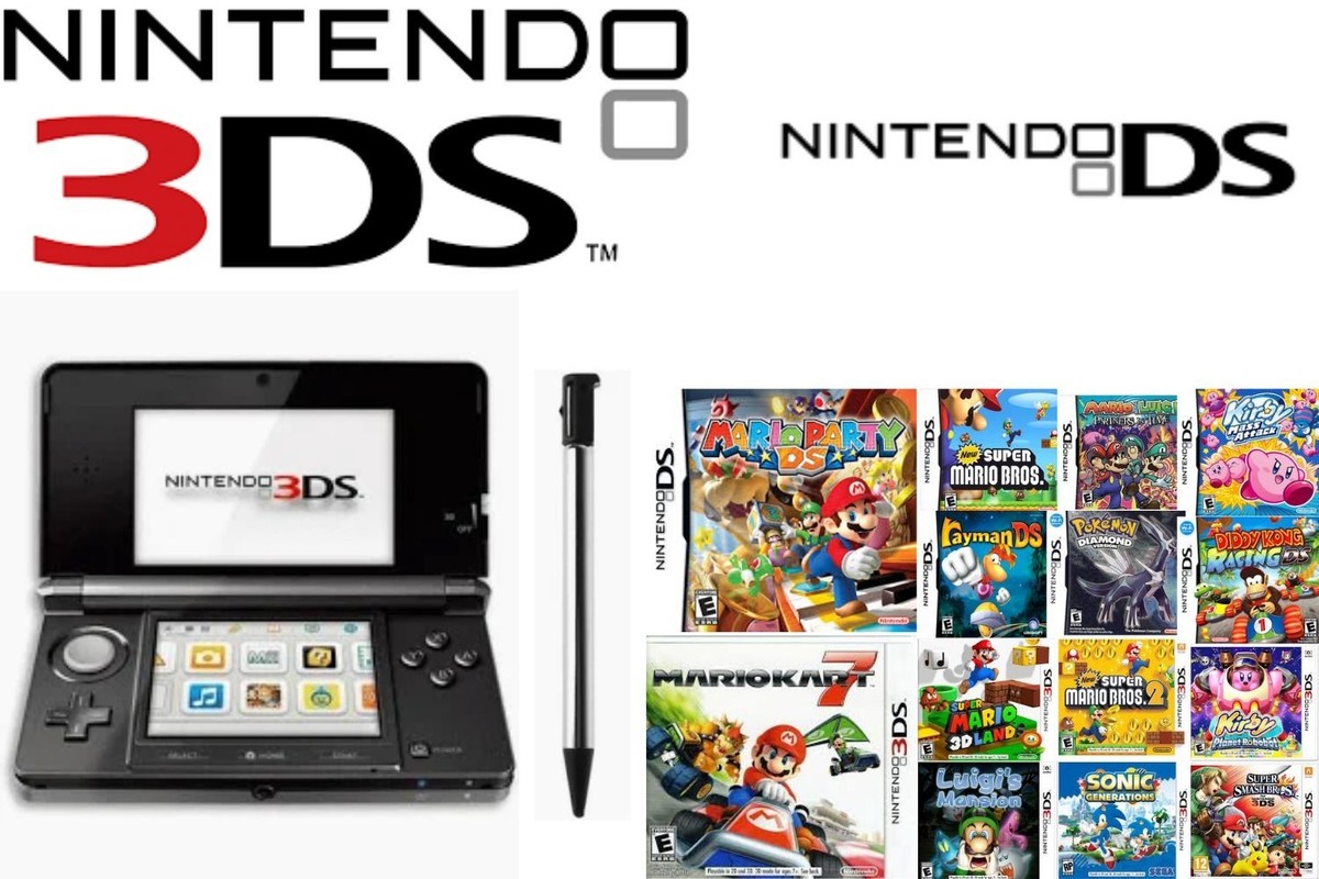 ニンテンドー3DS/DSソフトセット 3ds Consoles With over 150 Games! You Choose The Color | eBay