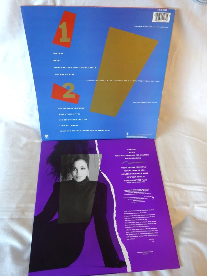 Janet Jackson-Control LP 1986 Stunning Original UK Pressing - Image 2 of 3