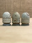 Three Dug Dropped Civil War Williams Cleaner Bullets W/H Most Of The Zinc Intact