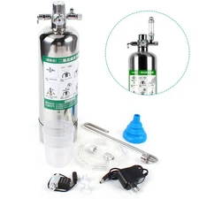 2L Aquarium CO2 Generator System Kit with 10inch Diffuser Carbon Dioxide Reactor