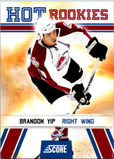 2010-11 Panini SCORE Hockey BRANDON YIP #507 HOT ROOKIE