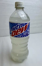 1x Mountain Dew White Out Full MTN 20 oz Bottle Discontinued Rare