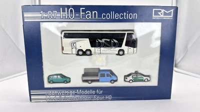 Rietze 1:87 H0 290 5568 5 Neoplan Reisebus Drik Silberscheider Audi A2 Transit - Bild 1 von 4
