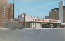 Continental Trailways Bus Depot Lincoln Nebraska Postcard S45650