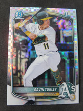 2025 Bowman Draft #BDC-28 Gavin Turley Chrome X-Fractor