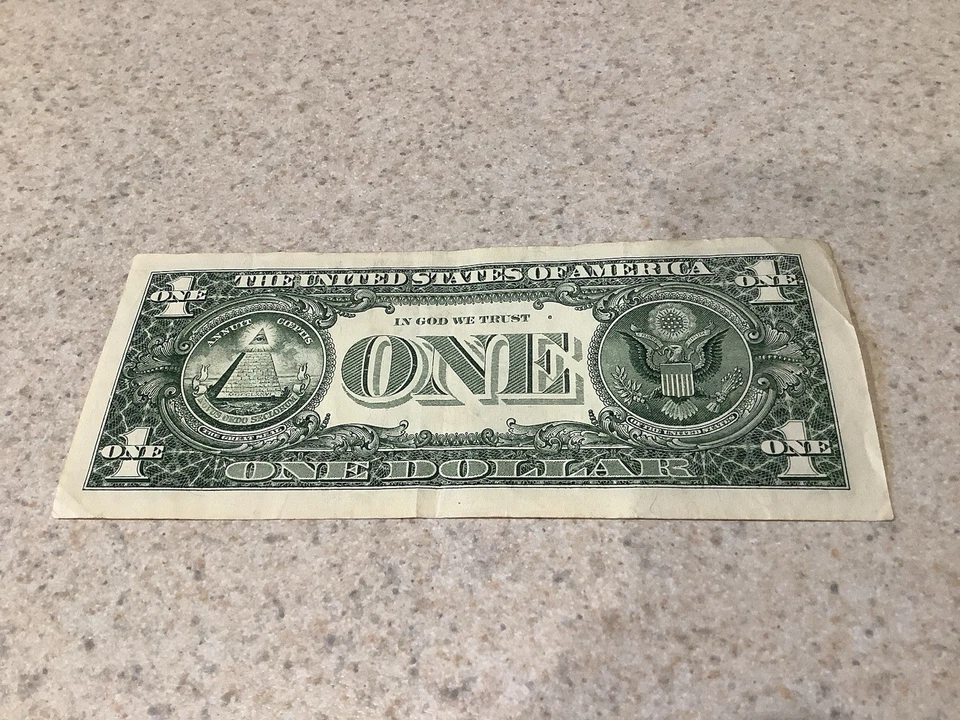 1995 $1 Web Note Federal Reserve Note  - Lot Of 8 - Image 3 of 4