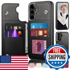 Djduck Designed For Samsung Galaxy S24 Plus Case Wallet Card Holder Magnetic