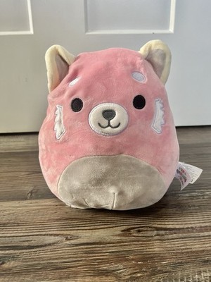 SQUISHMALLOWS Flip A Mallows Dohna Snow Leopard & Mischa Pink Panda 8'' Plush Toy