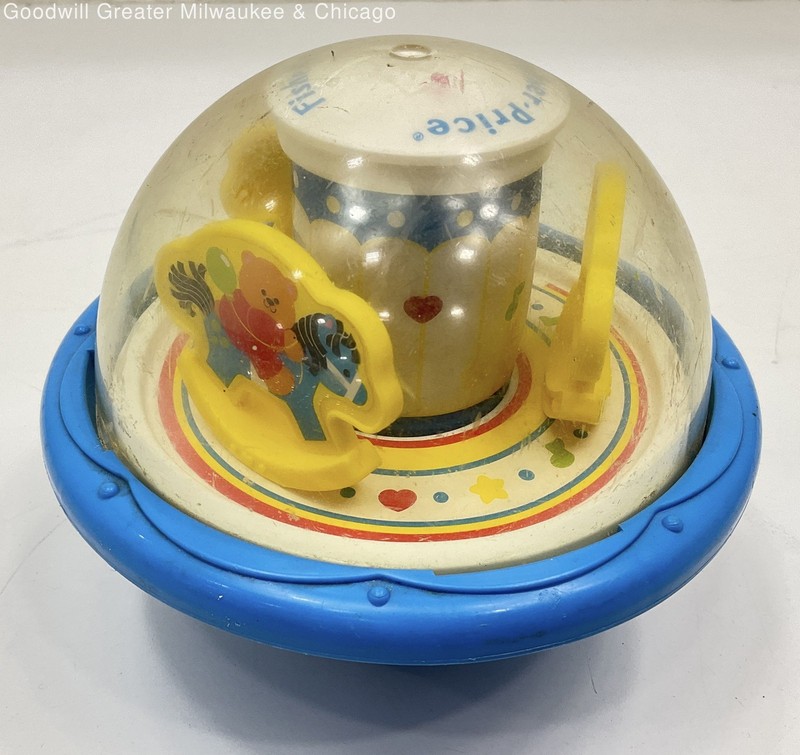 VTG 1991 Roly Poly Chime Ball Baby Toy