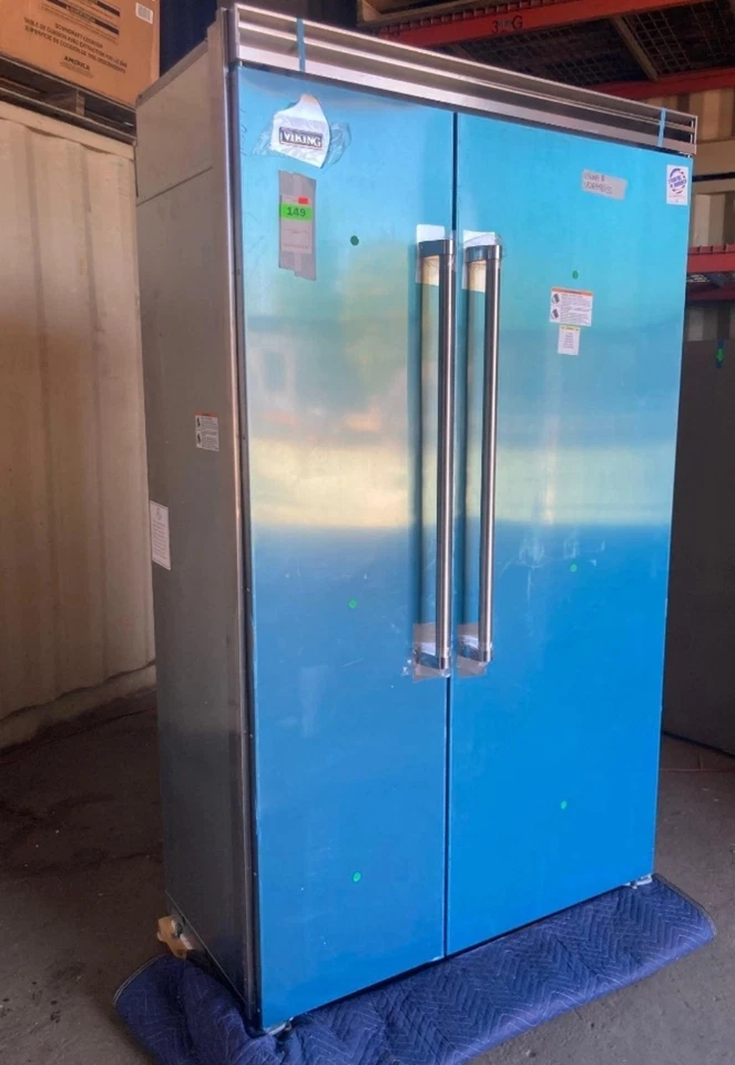 Viking 5 Series VCSB5484SS 48" Counter Depth Built-In Side by Side Refrigerator - Image 2 of 4