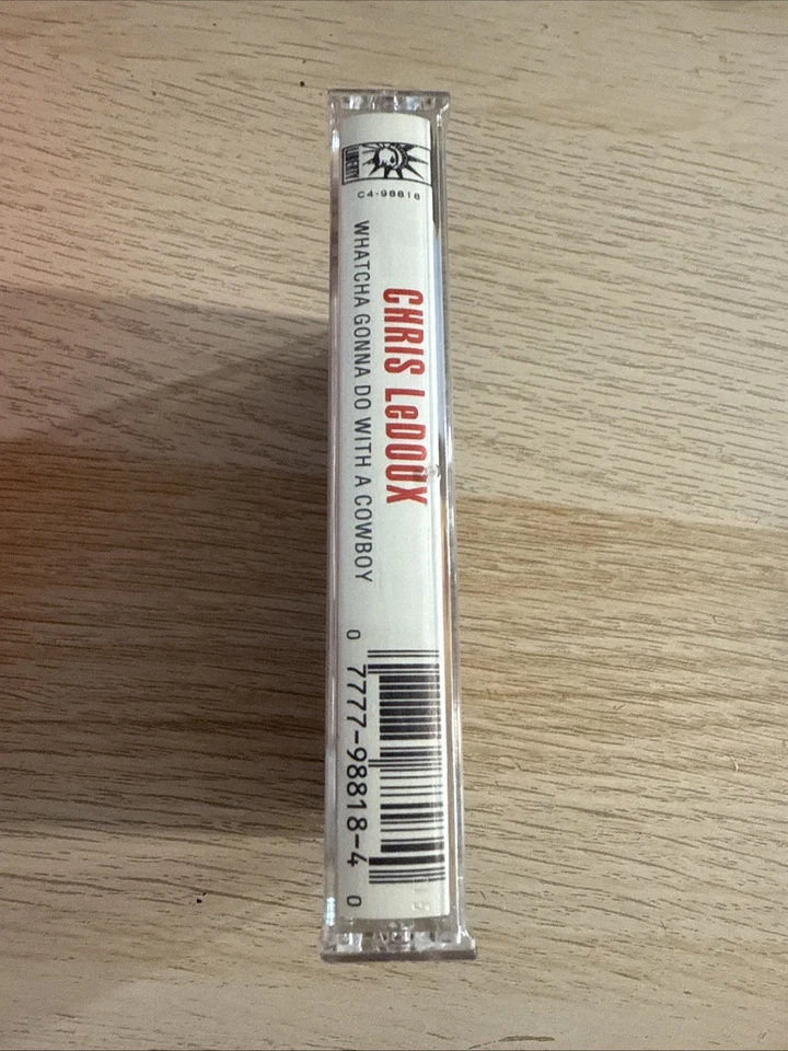 Chris LeDoux - Whatcha Gonna Do With A Cowboy Audio Cassette Tape 1992 Rare Foto 2 de 4