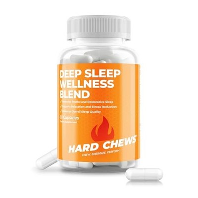 Hard Chews Deep Sleep Wellness Blend (60ct) - Sleep Support for Men 60 Capsules