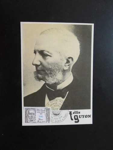 medicine Doctor Felix Guyon maximum card France 1979