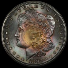 New Listing1882 S $1 Morgan Silver Dollar Amazingly Toned Coin