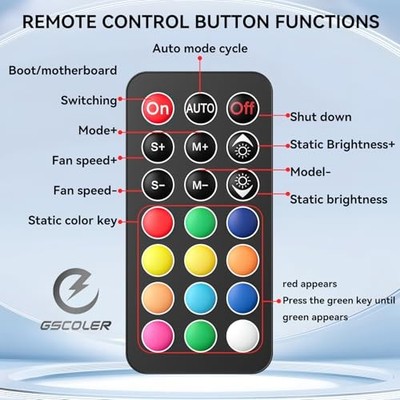 Hub Controller Ventole RGB/ARGB PWM Con Telecomando E Sdoppiatore - 9 Canali Per PC - Nero