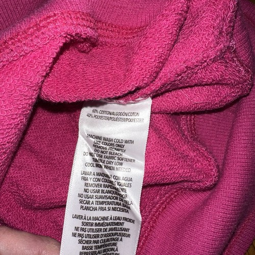 Calvin Klein Damen Hot Pink Cropped Rundhalsausschnitt Sweatshirt X-Small Neu mit Etikett - Bild 7 von 11