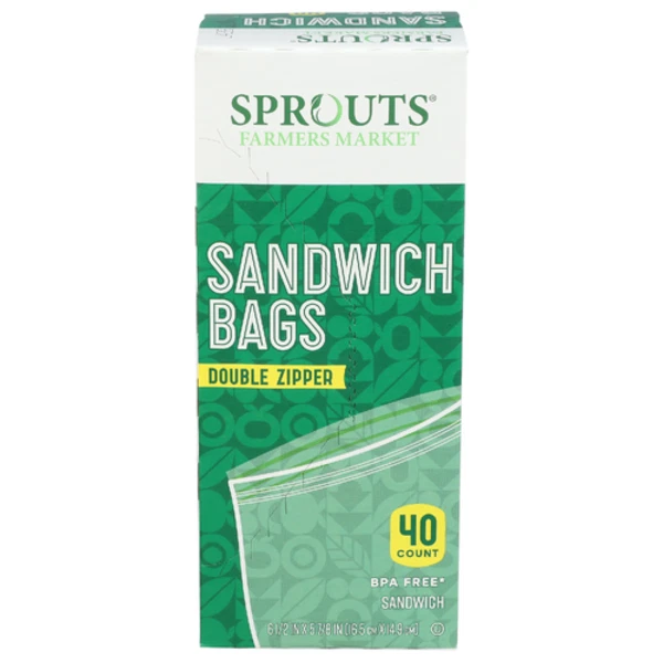 Sprouts Sandwich Bags